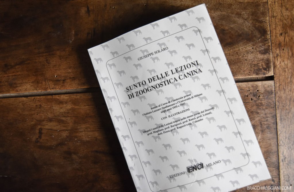 sunto delle lezioni di zoognostica canina solaro libro