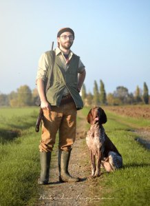 caccia trotto bracco italiano riporto