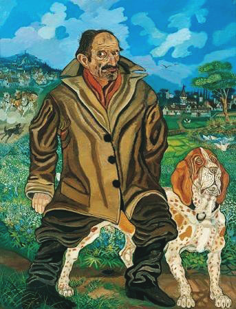 quadro ligabue bracco italiano